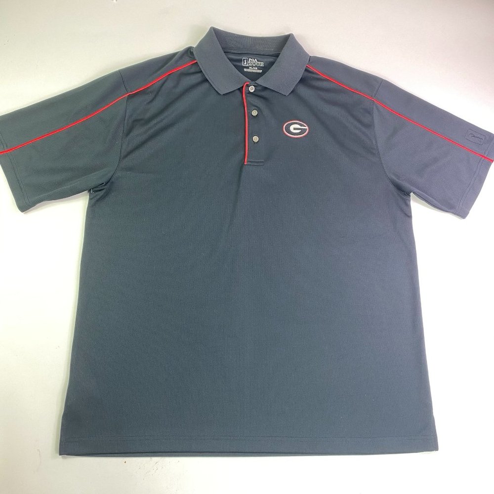 PGA Tour Golf Polo Georgia Bulldogs Embroider XL